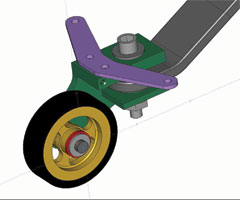 rc plane tail wheel